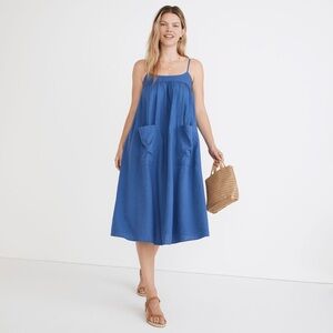 Madewell Blue Midi Dress